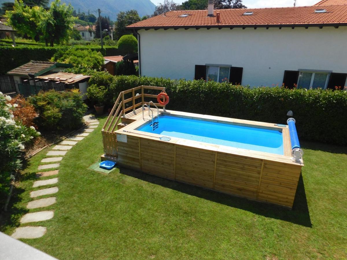 Haus Am See Villa Porto Valtravaglia Exteriör bild